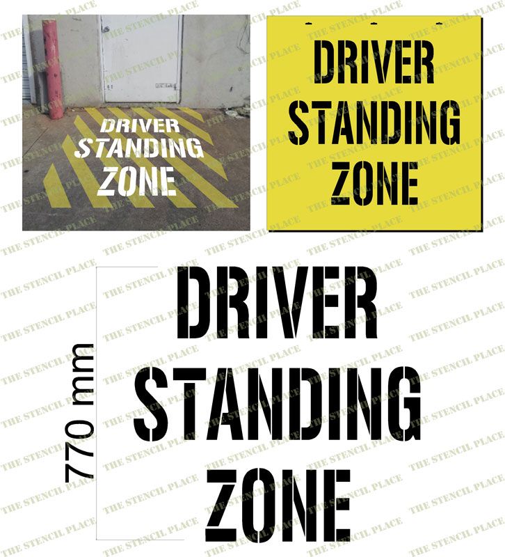 DRIVER STANDING ZONE - 1.5mm