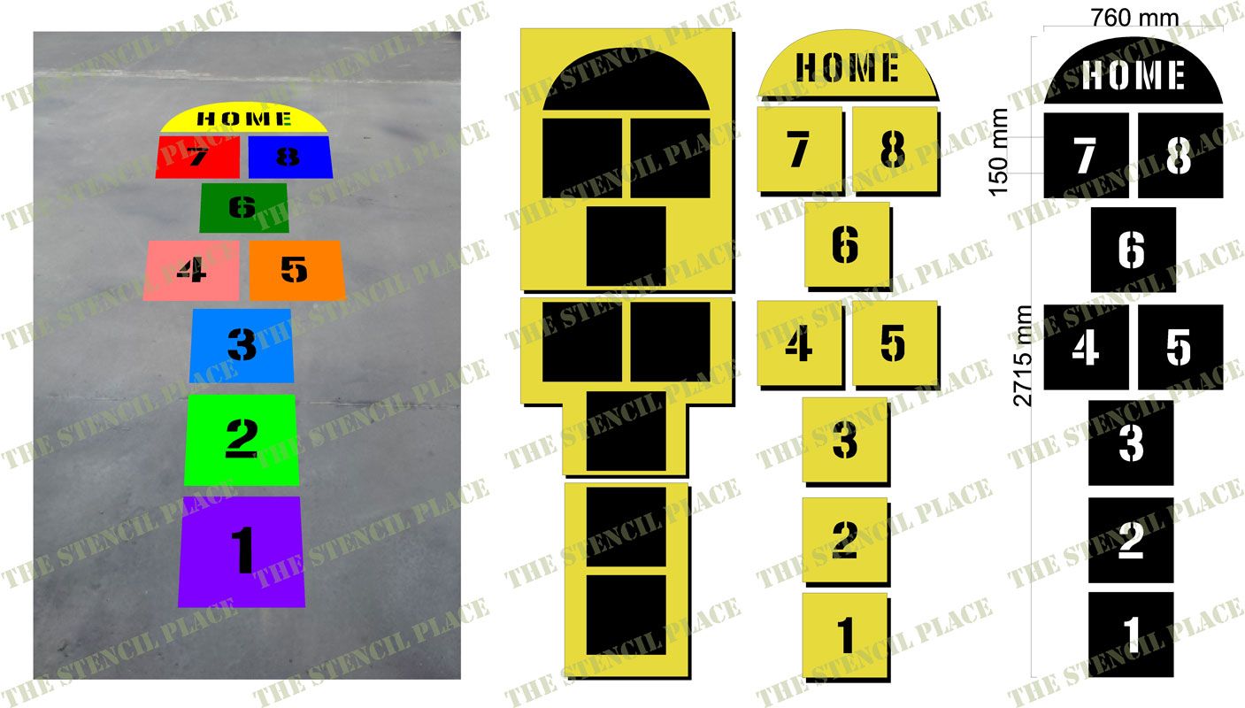 HOPSCOTCH STENCIL - 1.5mm