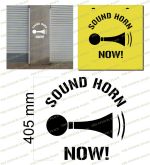 'SOUND HORN NOW' Stencil - 1.5mm