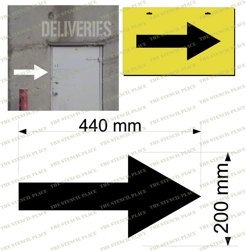 DIRECTIONAL ARROW - SMALL - 1.5mm
