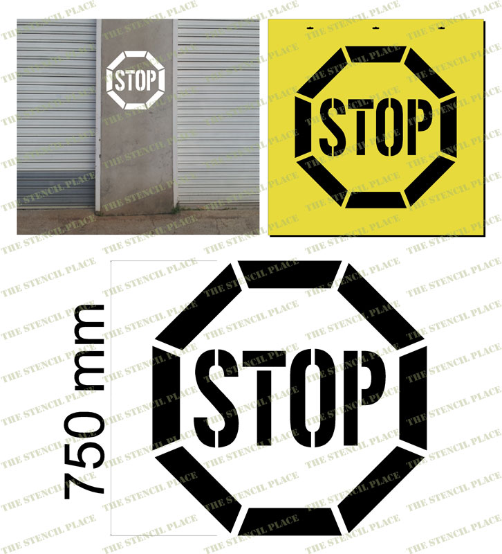 STOP SIGN SYMBOL - 1.5mm