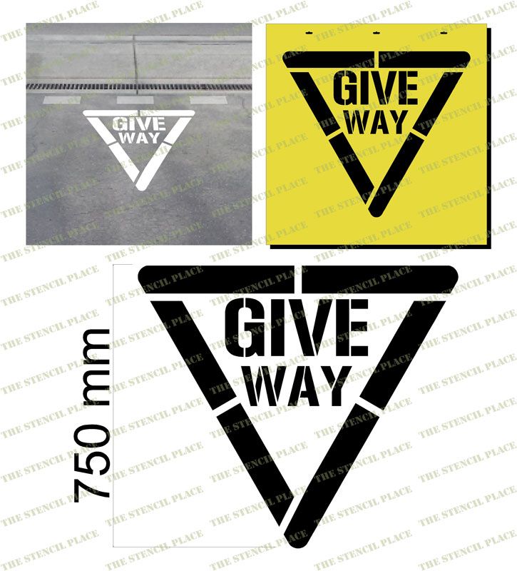 GIVEWAY SYMBOL - 1.5mm